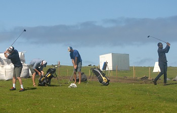 A match at the Tristan Golf Club.