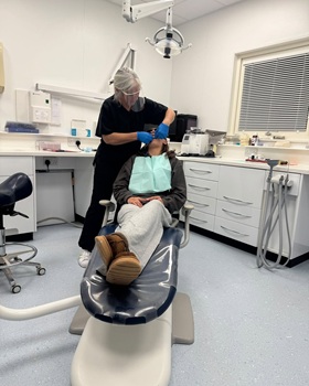 Dental checkup.
