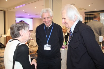 Elizabeth & Alan Waters with Austin Meares. Photo: Mike Faulds