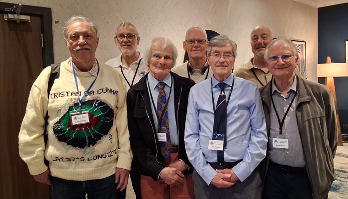 The SHATPS philatelists. Photo: Mike Faulds