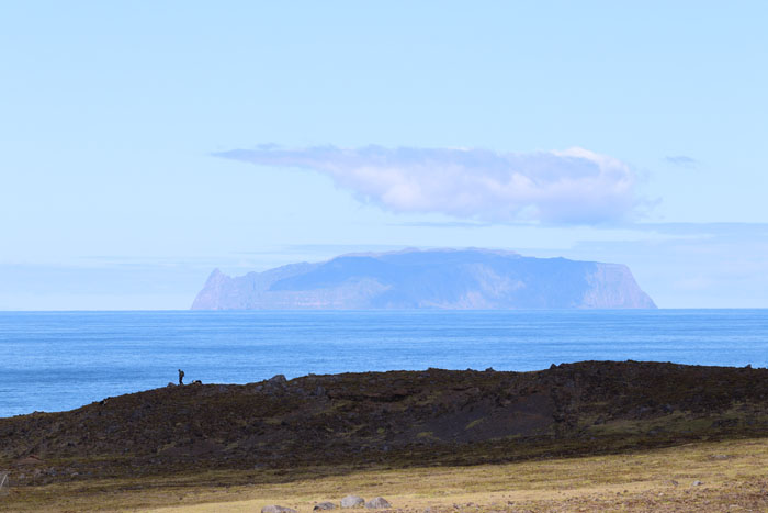 A zoom view of Inaccessible Island