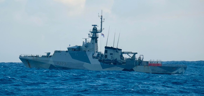 HMS Medway off Tristan, 23rd May 2026