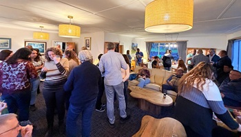 Farewell reception at the Residency.