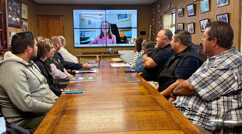 Tristan da Cunha Island Council meeting online with new Governor HE Belinda Lewis on 1th September 2026