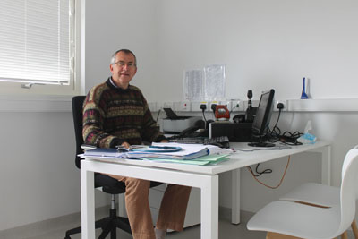 Dr Alex Wonner in his consulting room