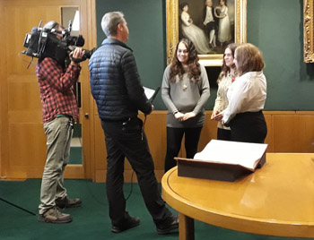 More interviewing, in the BL Boardroom