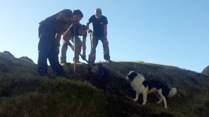 The Second Watron Gang digging for rats
