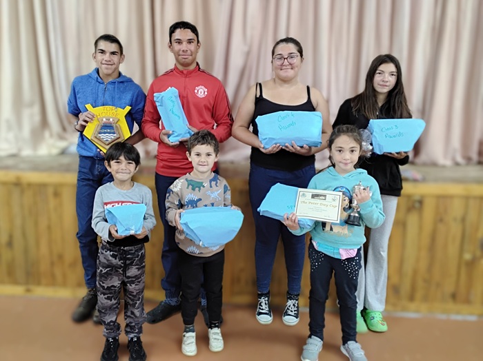 St Mary's School students with their Term 1 prizes