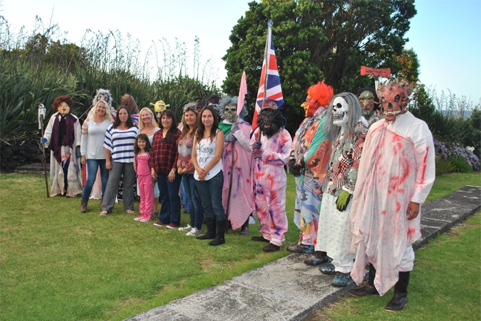 Some brave ladies at the Administrator's Reception.