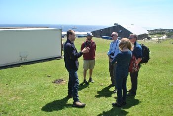 Visiting the CTBTO Station.