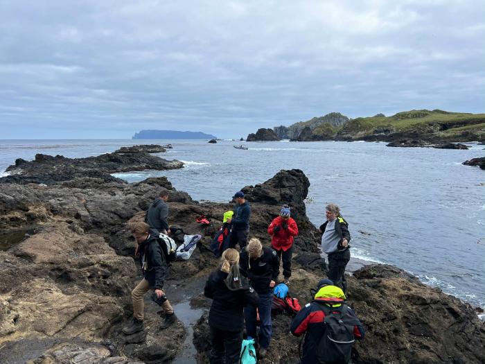 Landing at the West Landing. Photo: Shannon Swain