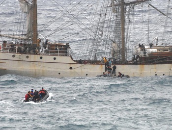 Climbing back onboard