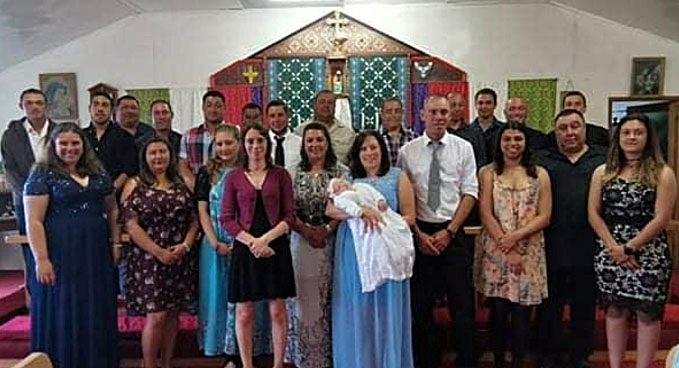 Summer Swain with her parents and godparents