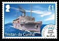 Early Mail Ships Definitives, £1.00 - 1940 HMS Queen of Bermuda
