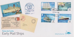 Early Mail Ships Definitives: First day cover