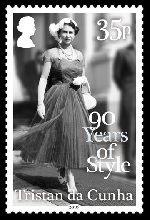 Tristan da Cunha Stamps: Queen Elizabeth II: 90 Years of Style