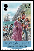 Bicentenary of the British Garrison 1816 - 2016, £2.00 stamp