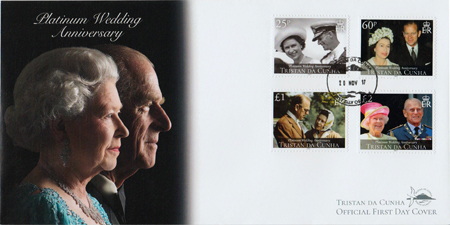 Platinum Wedding Anniversary: First day cover