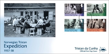 Norwegian Tristan Expedition: First day cover