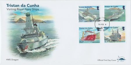 Visiting Royal Navy Ships: First day cover
