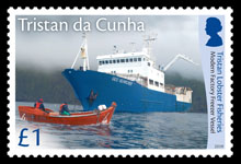 Lobster Fisheries, £1.00, New fishing vessel Geo Searcher whose maiden voyage was in April 2017 Tristan Lobster Fisheries, £1.00, New fishing vessel Geo Searcher whose maiden voyage was in April 2017