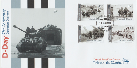 75th anniversary of D-Day FDC