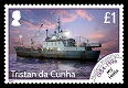 Modern Mail Ships Definitives, £1.00 - MV Hekla
