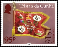 Flags, 95p - Guidon of the 21st Light Dragoons