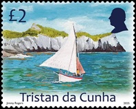 Artist Jimmy Rogers, £2.00 - Tristan longboat
