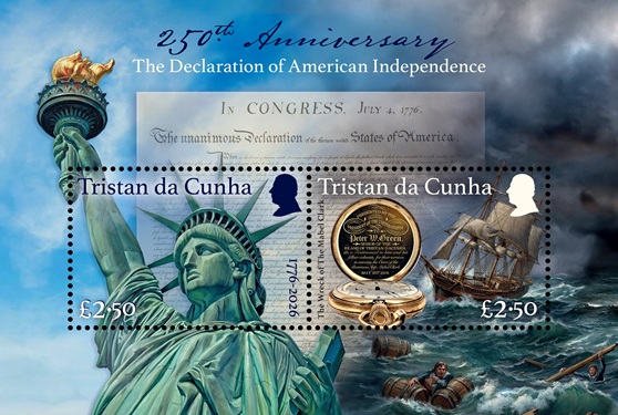250th Anniversary of the US Declaration of Independence, &pound;5.00