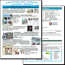 Tristan da Cunha Stamp News