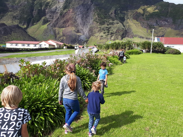 Hunting for the 'eggs' in the Residency garden