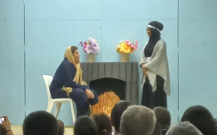Nativity Play - Mary tells Joseph the good news