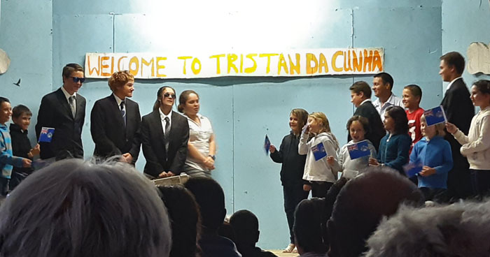Donald Trump welcomed to Tristan da Cunha