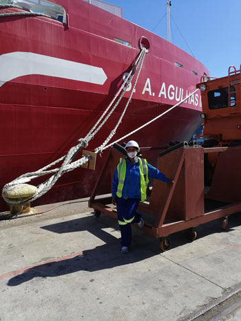 SA Agulhas II in Cape Town