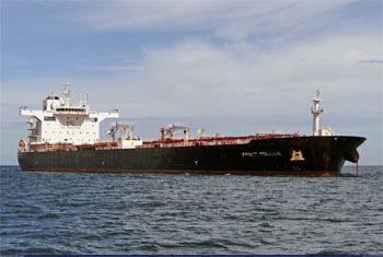 The crude oil tanker Front Pollux
